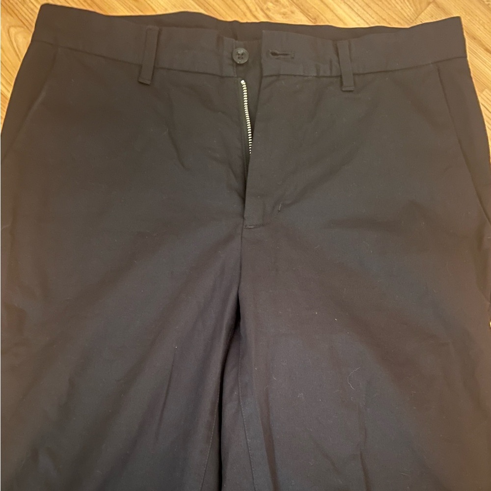 Fred Perry Black Trousers with Embroidered Logo